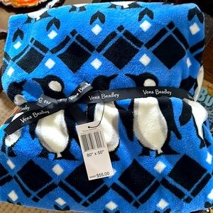 Vera Bradley brand new Penguin throw blanket